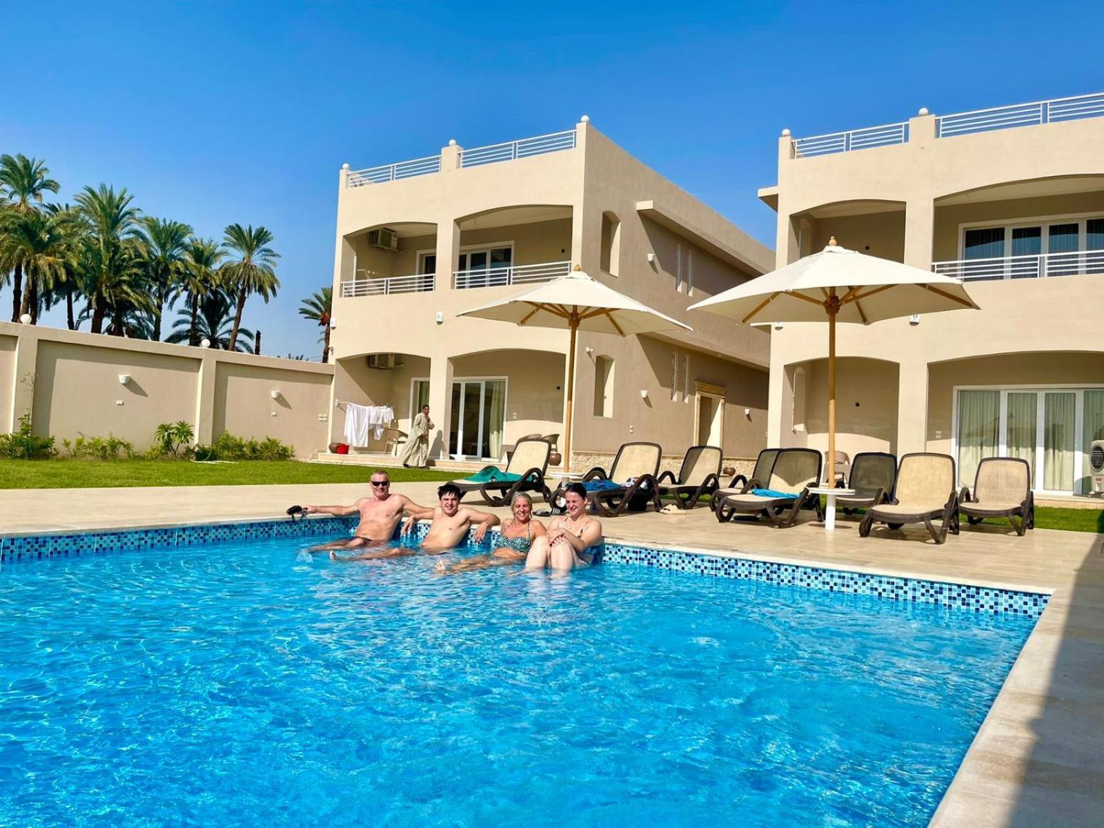 Royal Nile Villa - Pool View Apartment 1 Luxor Eksteriør bilde